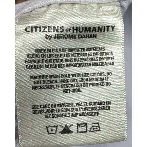 COH Women's Rocket Crop High Rise Skinny Light Purple Denim Jeans  Size 28x25.5* - Picture 8 of 9